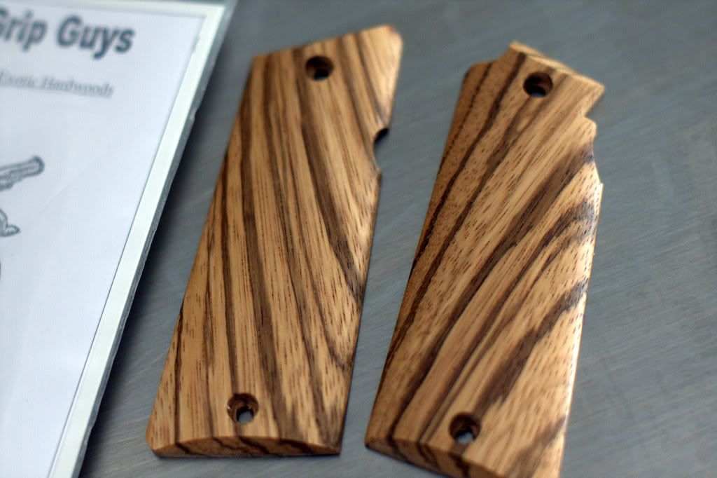 Star Model B Grips - Zebrawood - $20 Shipped - Calguns.net